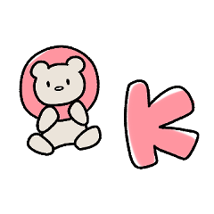 [LINEスタンプ] クマの子グッピー