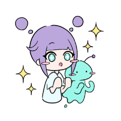 [LINEスタンプ] うちゅうじんといっしょスタンプ