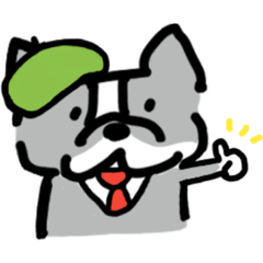 [LINEスタンプ] ボストンテリアの使える敬語
