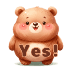 [LINEスタンプ] Chubby Bear’s Daily Expressions