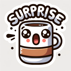 [LINEスタンプ] 感情豊かなコーヒーカップ