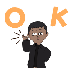 [LINEスタンプ] 暖かい目のおじさん