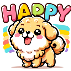 [LINEスタンプ] Happy Dogs 感情豊かな犬たち