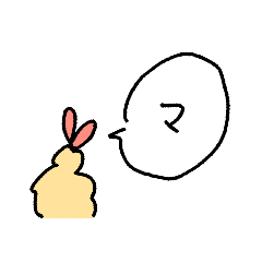 [LINEスタンプ] 飛び回るえびふらい2皿目