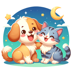 [LINEスタンプ] かわいい犬と猫の日々