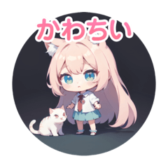 [LINEスタンプ] ねこむすめ2