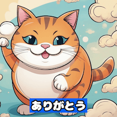 [LINEスタンプ] "キュートな猫のご挨拶"