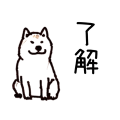 [LINEスタンプ] 元気が出る下手イラスト柴犬(？)