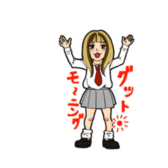 [LINEスタンプ] ぎゃるちゃんとお友達