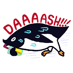 [LINEスタンプ] こみゅにけ〜しょん！ペンギンスタンプ3