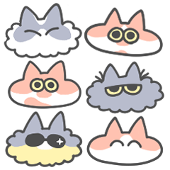 [LINEスタンプ] 円盤ねこ