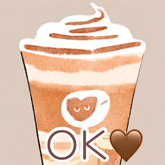 [LINEスタンプ] コーヒー好きのひとこと英語