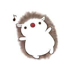 [LINEスタンプ] ハリネズミのあかふく