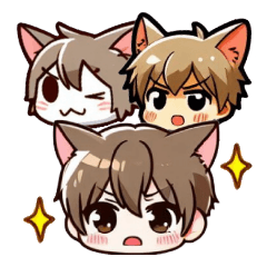 [LINEスタンプ] 同僚や家族に伝心「ねこリーマン3種盛り」