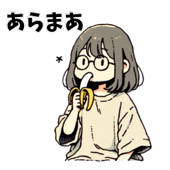 [LINEスタンプ] 伸びたTシャツが好きなんだ