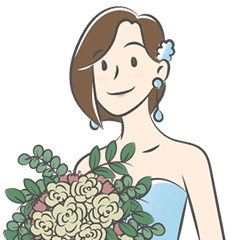 [LINEスタンプ] 花嫁が使う結婚式のありがとうメッセージ