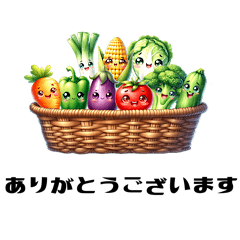 [LINEスタンプ] 野菜販売用スタンプ