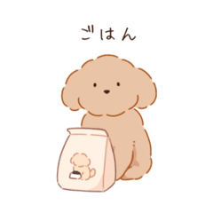 [LINEスタンプ] トイプードル ちゃちゃ