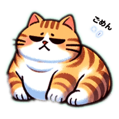 [LINEスタンプ] デブねっこ