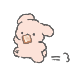 [LINEスタンプ] ぬいぐるみっぽいいぬ(文字無し)