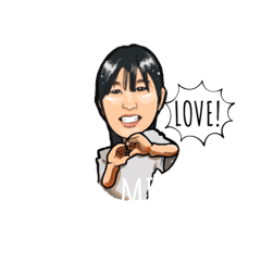 [LINEスタンプ] M.I先生 似顔絵 イラストスタンプ