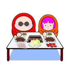 [LINEスタンプ] 達磨さん歩25