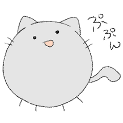 [LINEスタンプ] ぽぽんねこ