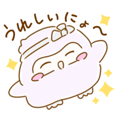 [LINEスタンプ] ふくろうのるよちゃん