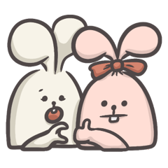 [LINEスタンプ] うさぎ ツツ1.0