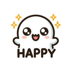 [LINEスタンプ] かわいいおばけの挨拶