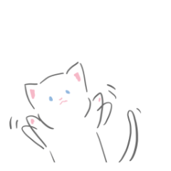 [LINEスタンプ] あしたうごくねこ