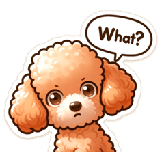 [LINEスタンプ] 可愛くて愛おしいアプリコットプードル2の画像（メイン）