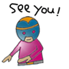 [LINEスタンプ] A heroes who is protecting something E