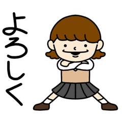 [LINEスタンプ] 【動く】クレイジー高校生