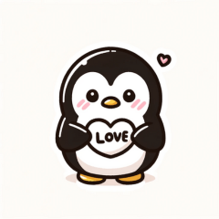 [LINEスタンプ] 幸せを呼ぶペンギンの赤ちゃん