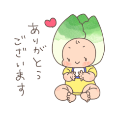 [LINEスタンプ] 白菜の天使