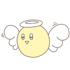 [LINEスタンプ] かわいい(？)天使くん