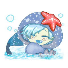 [LINEスタンプ] 人魚くんスタンプ