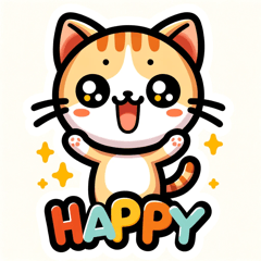 [LINEスタンプ] 猫の心の動きスタンプ