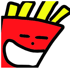 [LINEスタンプ] ポテトフライ太郎