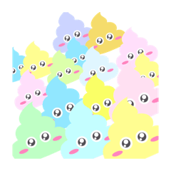 [LINEスタンプ] うんこちゃんず！