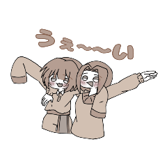 [LINEスタンプ] リーコ＆レーコ