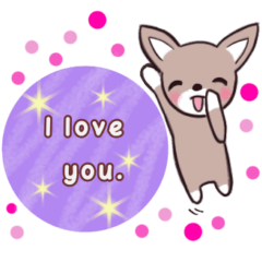 [LINEスタンプ] 可愛いわんちゃんのルーク