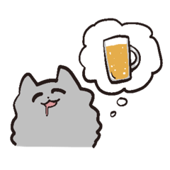 [LINEスタンプ] お酒好きな犬のスタンプ