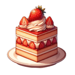 [LINEスタンプ] セリフ・言葉のないケーキのスタンプ
