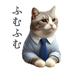 [LINEスタンプ] 服を着た猫 Cats in Clothes