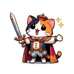 [LINEスタンプ] 異世界ファンタジー猫  #33