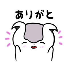 [LINEスタンプ] 白猫のキョン！