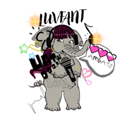 [LINEスタンプ] LUVFANTLuv.