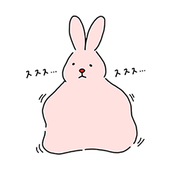 [LINEスタンプ] おてだまうざぎ